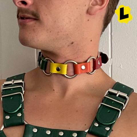 Multi-Ring Rainbow Collars